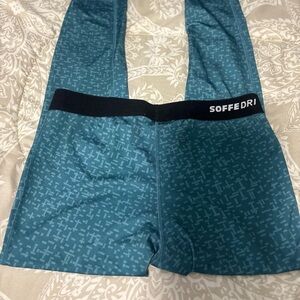 Soffe Kids Blue Patterned Leggings